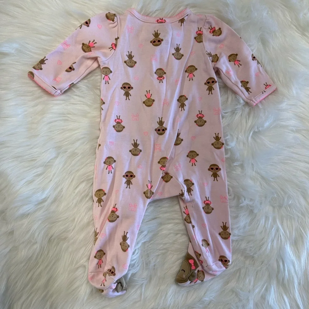 5/$30 Carter’s 3 Month Baby Girl Footies Sleep & Play